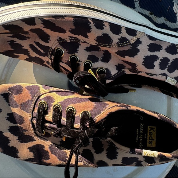 Keds x Kate Spade Leopard print sneakers - Picture 1 of 5